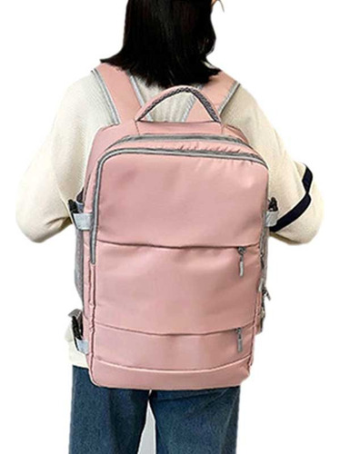Mochila De Viaje Multifuncional Grande Impermeable For Muje
