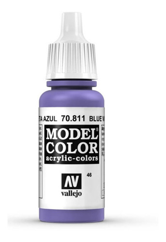 Imagen 3 de 5 de Vallejo Model Color Violeta Azul 70811 Plastimodelismo 17ml