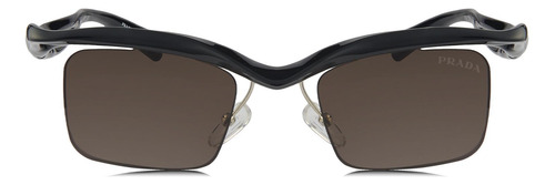 Prada Spr A15 1ab-8c1 Morph Small Square Shape Dark Brown (Usado)