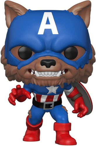 Funko Pop Marvel Año De The Shield Capwolf Amazon