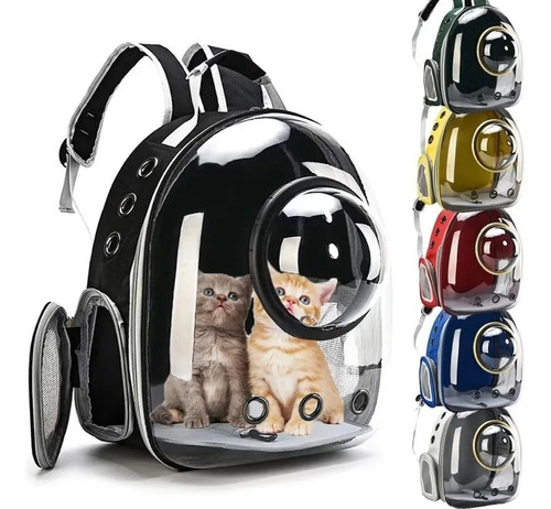 Bag Pack Mochila Jaula Transportadora Perro Gato Mascota 