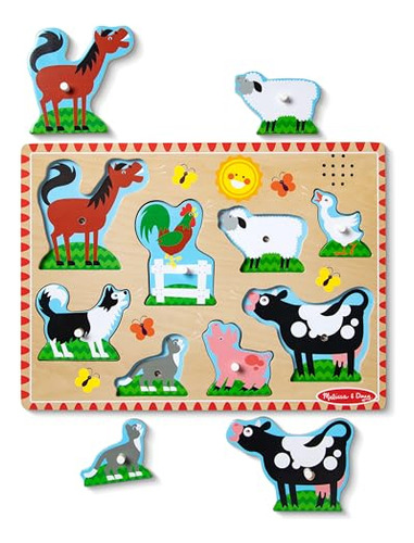 Rompecabezas De Animales De Granja Melissa & Doug - Rompecab
