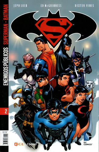 Superman - Batman N° 2 Enemigos Publicos, De Vários, Vários. Editorial Clarin-alfaguara, Tapa Blanda, Edición 1 En Español, 2021