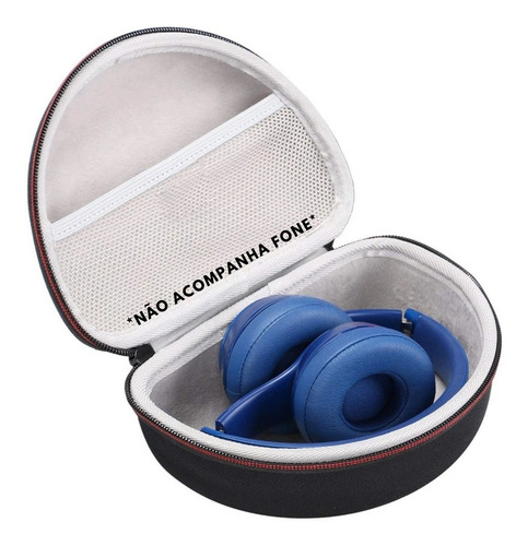Imagem 7 de 10 de Kit Case + Almofada Espuma P/ Fone Ouvido Beats Solo 2 E 3