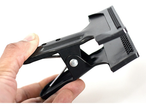 Pinza Broche Clamp Abrazadera Soporte P/ Fondo Tela Papel