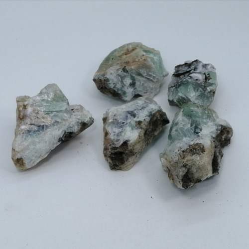 1 Pieza Natural Cuarzo Fluorita Verde En Bruto Áspero Matriz