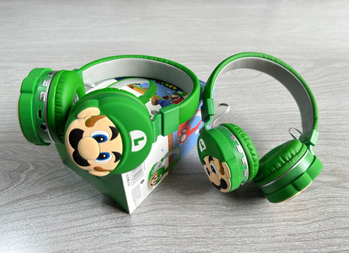 Audífonos Bluetooth Súper Mario