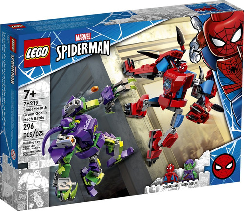 Lego Marvel 76219 Spider Man & Green Goblin Mech Battle Nvo 