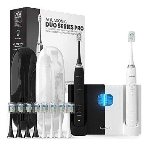 Aquasonic Duo Pro - Cepillos De Dientes Electricos Inteligen