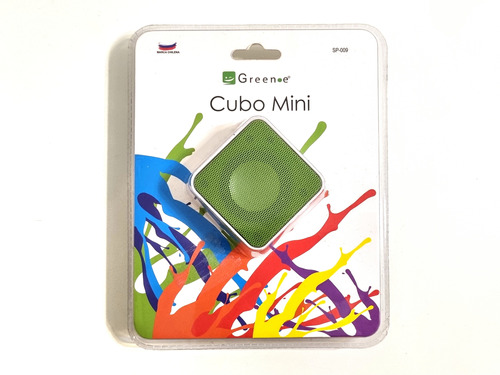 Parlante Bluetooth Mini Cubo Green-e