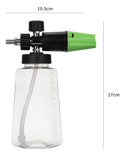 Foam Cannon Wide Foam Soap Connector Para Coche, Foam Blaste