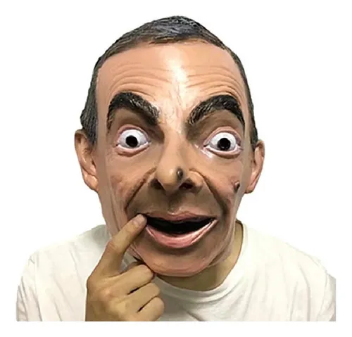comprar Mascara Latex Disfraz Halloween Mr. Bean