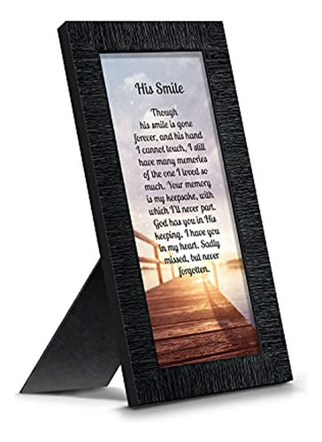 Crossroads Home Decor His Smile, En Memoria De Un Ser Querid