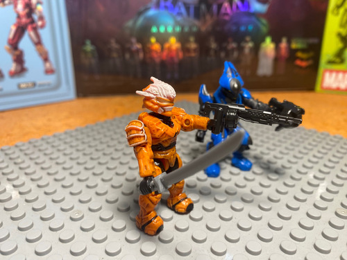 Megabloks Megaconstrux Halo Figuras Raras (001) 1 Halo (Usado)