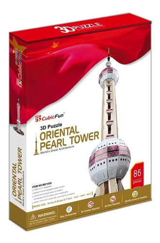 Puzzle 3d Torre Perla Oriental Shanghai Mediana