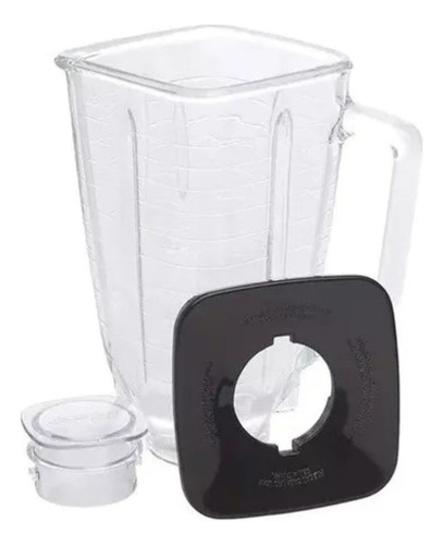 Vaso Oster Plastico Cuadrado Con Tapa