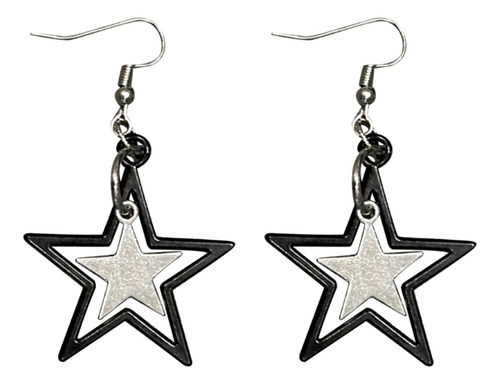 Collar Dark Star Para Mujer, Exclusivo, Sweet Cool Star Clav