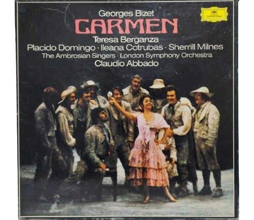 Georges Bizet - Teresa Berganza, Placido  Carmen Box X 3 Lp