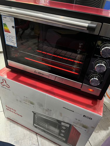 Horno Eléctrico Ultracomb 70 Litros Rojo