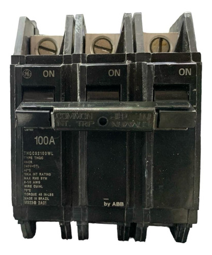 Breaker Thqc Superficial 3 X 100 General Electric