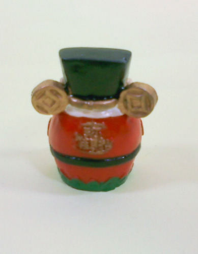 Imagem 3 de 3 de Estatueta Chai Shen Yeh Deus Da Fortuna Em Resina 4,8cm Novo