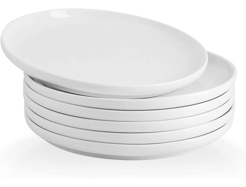 Juego De Platos Kanwone Porcelana 6 Piezas 8 Pulgadas