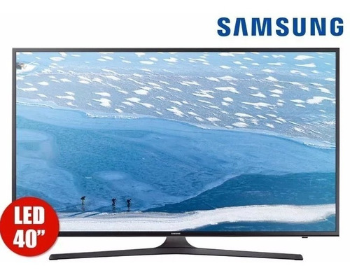 Tv Led Samsung 4k Uhd 40'' Un40ku6000 Smart Tizen 40ku6000