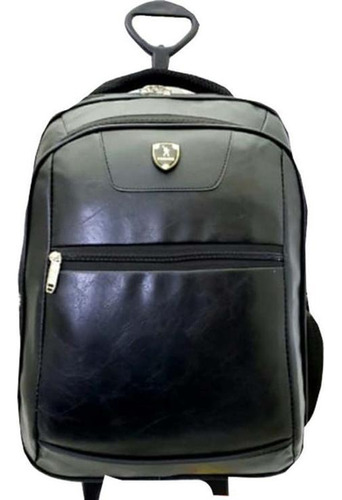 Mochila Escolar Couro Pu Notebook Viagem Bordo Mcf5001