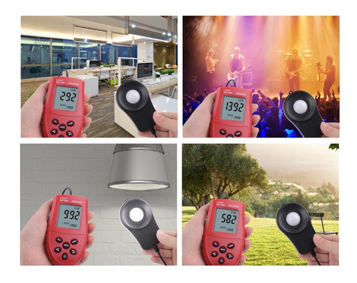 Luxometro Medidor Iluminación Lumens Candelas Hs1010a