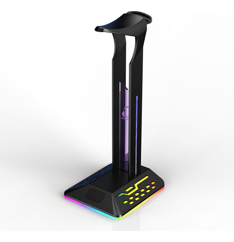 Usb - Soporte For Auriculares Rgb Con Luces Led Que Cambian