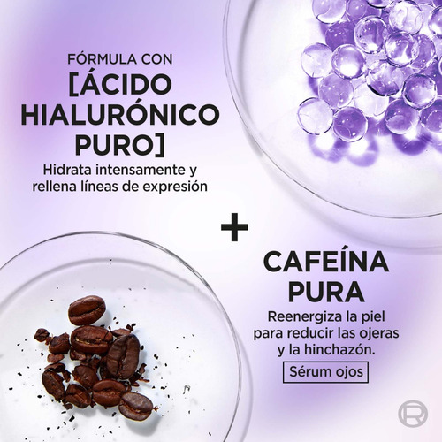 Kit L'oréal Paris Revitalift Ácido Hialurónico Serum Facial