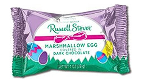 Russell Stover - Huevos De Chocolate Negro Y Malvavisco