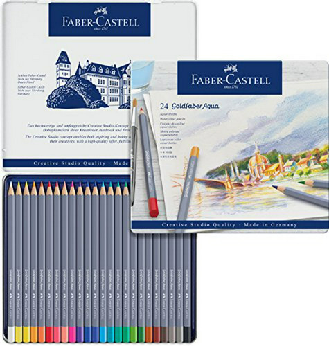 Lápices Acuarelables Goldfaber 24 Colores