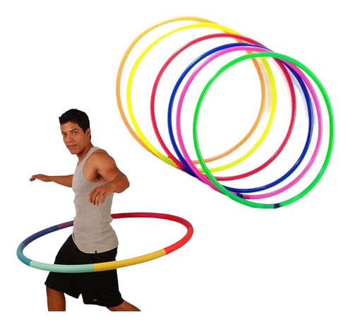 Kit 10 Aros Ula Ula 70cm Entrenamiento Gimnasia Colegio