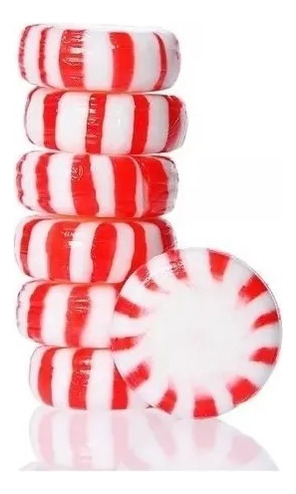 Caramelo Macizo Menta Star Light Canels 1100 Pz 3.96 Kg