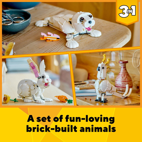 Lego Creator 3in1 White Rabbit Animal Toy Building Set 311