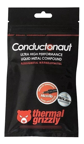 Metal Liquido Thermal Grizzly Conductonaut - 1.0 Gram