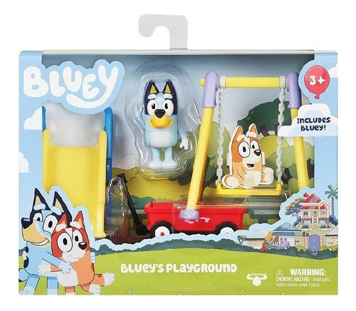 Bluey Playset Mini Park Con Figura Y Accesorios Cod 13015 