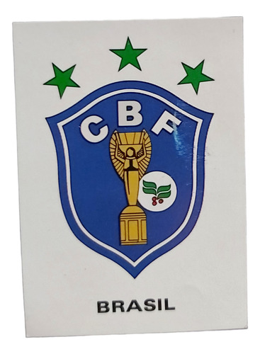 Figurita Escudo Brasil Album World Cup Story