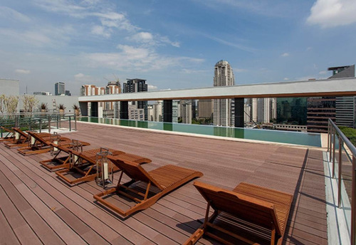 Imagem 11 de 27 de Apartamento Mobiliado 62 Metros, 1 Dormitório, 2 Vagas, Para Locação, R$ 6.700,00 Na R. Elvira Ferraz, 250 Vila Olímpia, São Paulo, Sp - Sp - Ap5579_sales