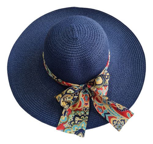 Sombrero De Playa Mujer Sol Protección Solar Cadena