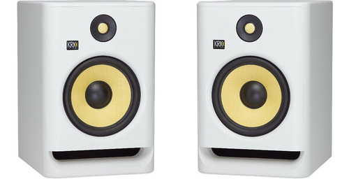 Monitores Potenciados Krk Rokit 8 Generación 4 Rp8g4wn Par Color Blanco