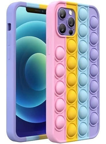 Forros Funda De Silicon Pop It iPhone 12 Pro Max 