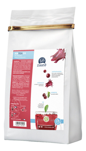 Zaaté Té Rojo Sin Azúcar Jamaica Arándano 700g