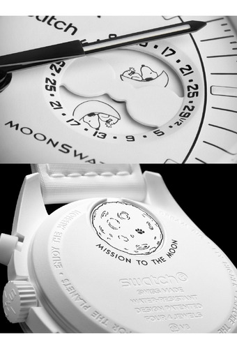 El Último Reloj Snoopy Moon De Swatch Moonswatch Pareja Relo