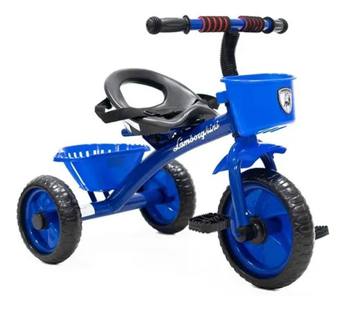 Triciclo Infantil Fácil Armado Lamborghini Azul