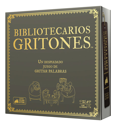 Juego Bibliotecarios Gritones - Exploding Kittens / Diverti