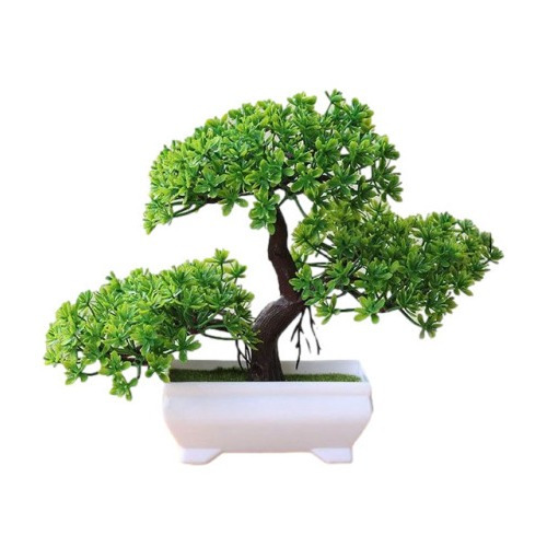 Árbol Bonsai Artificial Yun Song Verde Decoración