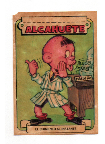 Figurita Sticker Comicas Año 1969 Alcahuete