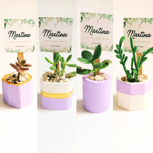 Cuenco De Yeso Octogonal Souvenirs 30 Unid Velas Cera Soja Blanco